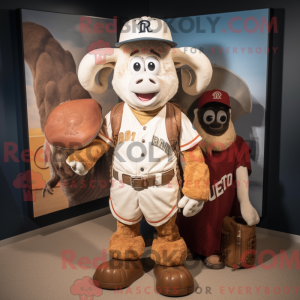 Rust Ram mascot costume...