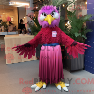 Magenta Eagle maskot...