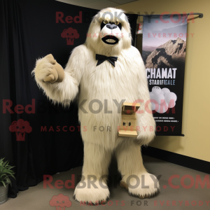 Cream Sasquatch maskot...