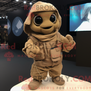 Tan Para Commando mascot...