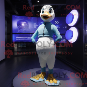 Blue Goose maskot kostume...