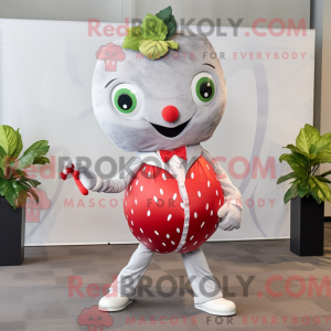 Silver Strawberry mascot...