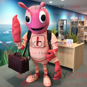 Pink Lobster Bisque mascot...