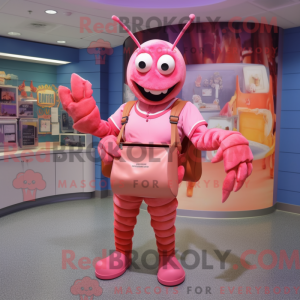 Pink Lobster Bisque mascot...