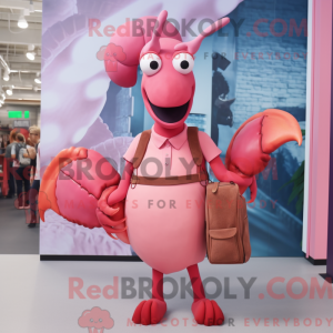Pink Lobster Bisque mascot...