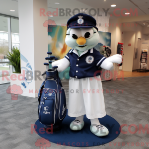 Navy Golf Bag maskot...