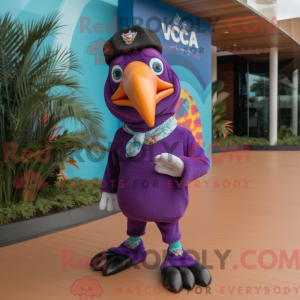 Purple Toucan mascot...