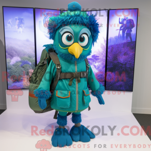 Pfau Maskottchen Kostüm...