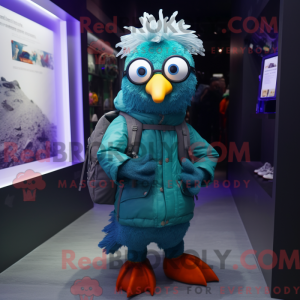 Påfugle maskot kostume...
