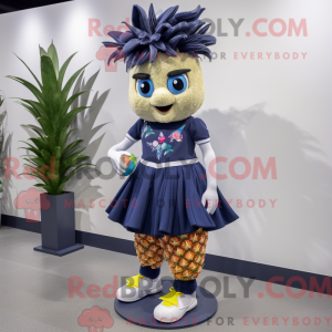 Navy Pineapple maskot...