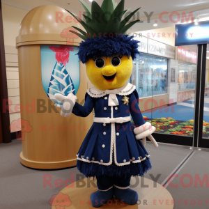 Navy Pineapple mascot...
