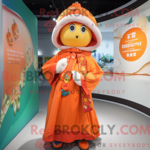 Mandarin mascot costume...