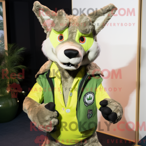 Limegrønn...