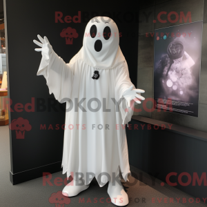 White Ghost mascot costume...