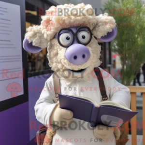 Personaggio mascotte pecora...