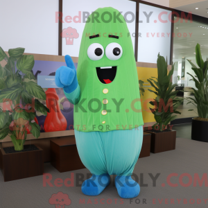 Cyan Cucumber mascot...