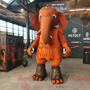 Rust Elephant mascot...