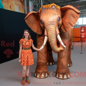Rust Elephant mascot...