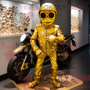 Figura de máscara Gold...