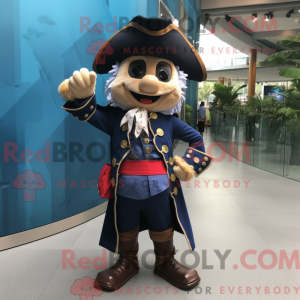 Navy Pirate mascot costume...