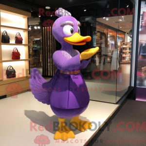 Maskottchenkostüm Purple...