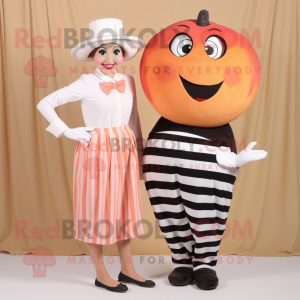 Peach Mime Maskottchen...