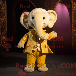 Gold Elephant mascot...