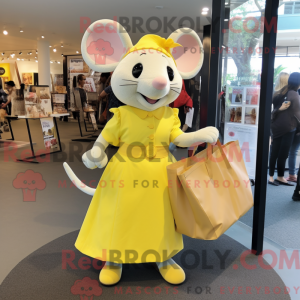 Lemon Yellow Mouse mascot...