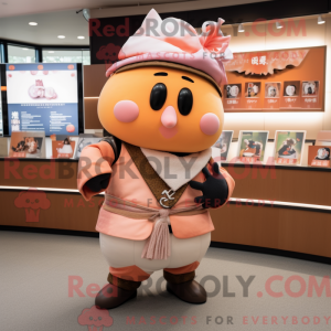 Peach Samurai mascot...