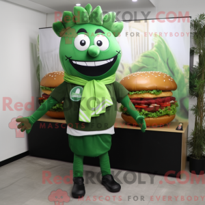 Forest Green Burgers mascot...