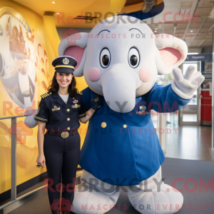 Navy Elephant mascot...