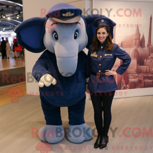 Navy Elephant maskot...