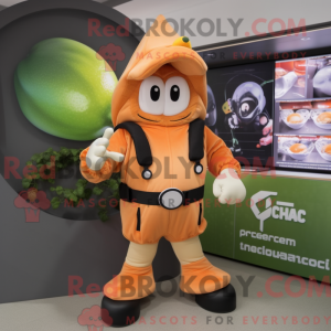 Peach Commando mascot...