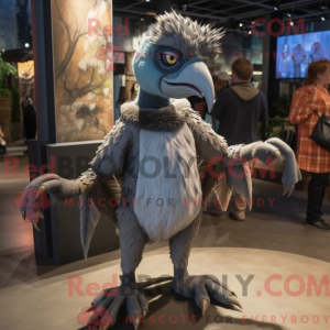 Gray Archeopteryx mascot...