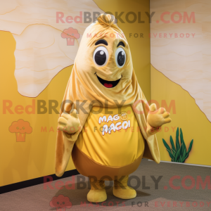 Maskottchenkostüm Gold...
