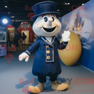 Navy Juggle mascot costume...