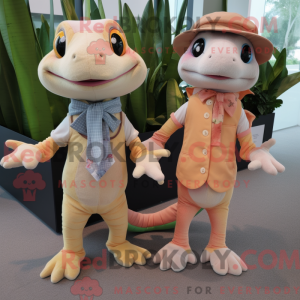 Peach Geckos máscara de...