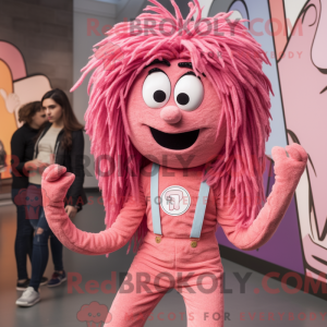 Pink Spaghetti maskot...