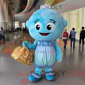 Sky Blue Cupcake mascot...