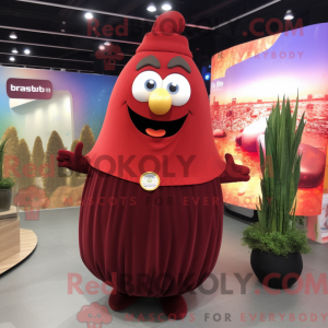 Maroon Shakshuka mascot...