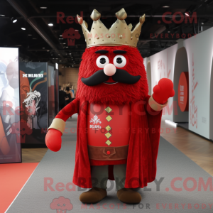 Red King-maskotdraktfigur...