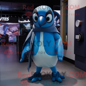 Maskottchenkostüm Blauer...