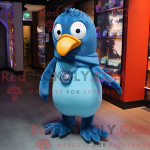 Blue Penguin mascot costume...