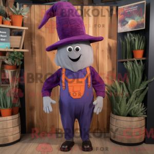 Purple Carrot mascot...