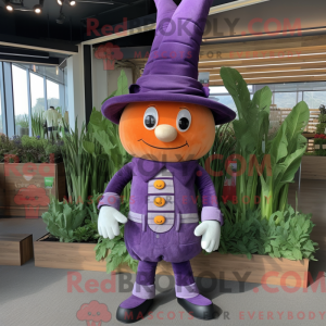 Purple Carrot mascot...