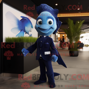 Postava maskota Navy Betta...