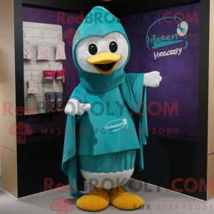 Postava maskota Teal Cherry...