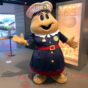 Navy Potato mascot costume...