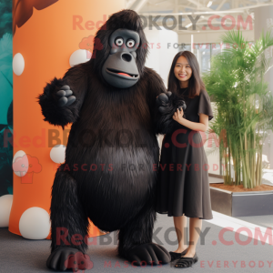 Black Orangutan mascot...