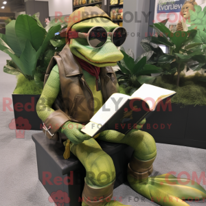 Olive Dimorphodon mascot...